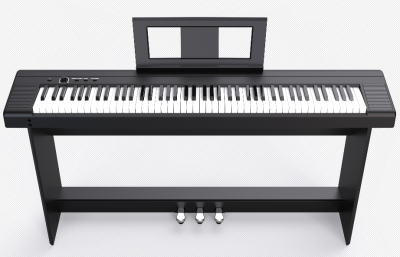 new 88-key non-slip keyboard strength vertical electronic digital wood grain black piano